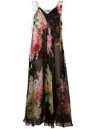 Lanvin Floral Print Dress, Women's, Size: 36, Pink, Silk/acetate/viscose