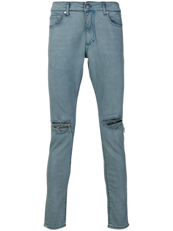 Represent Destroyer Skinny Jeans - Blue