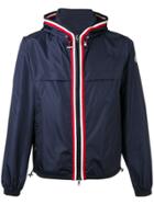 Moncler Stripe Detail Windbreaker - Blue