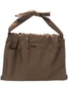 Issey Miyake Men Oversized Messenger Bag - Brown