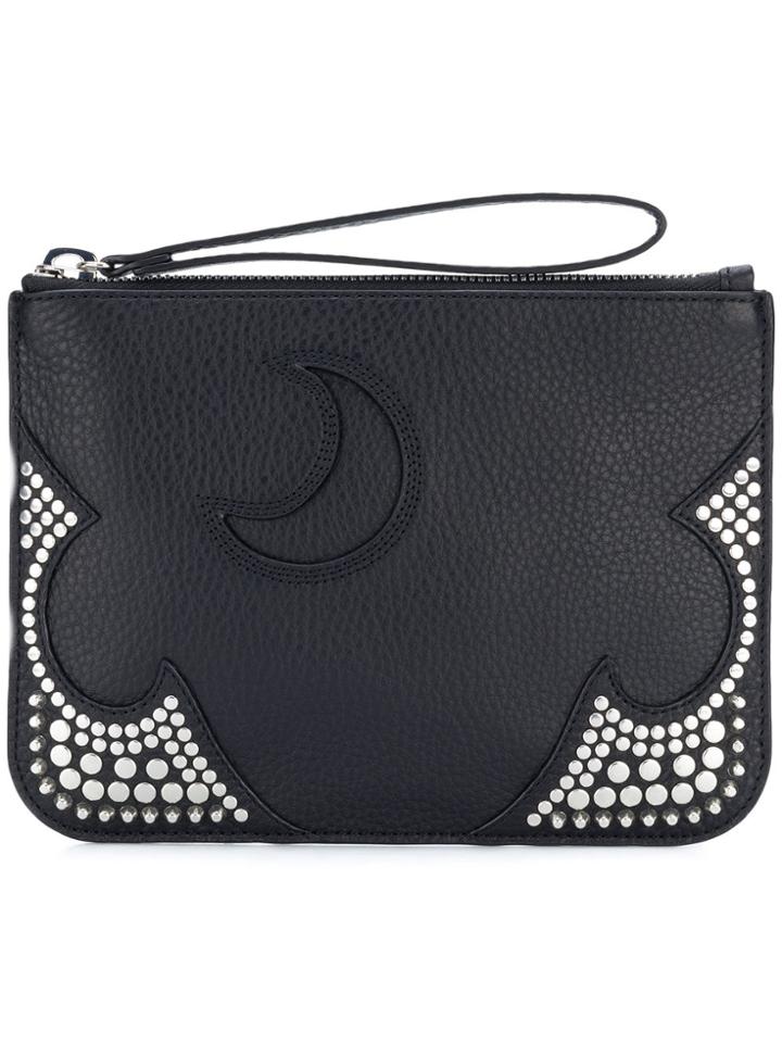 Mcq Alexander Mcqueen Solestice Small Pouch - Black