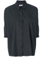 Mm6 Maison Margiela Boxy Button Down Shirt - Black