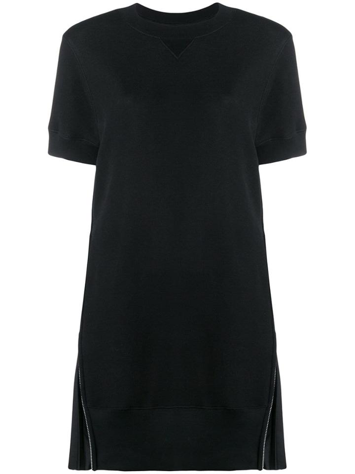Sacai Zip-detail Mini Dress - Black