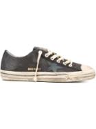 Golden Goose Deluxe Brand V-star 2 Sneakers, Men's, Size: 41, Blue, Cotton/rubber/polyurethane