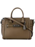 Coach Classic Satchel, Women's, Brown, Calf Leather