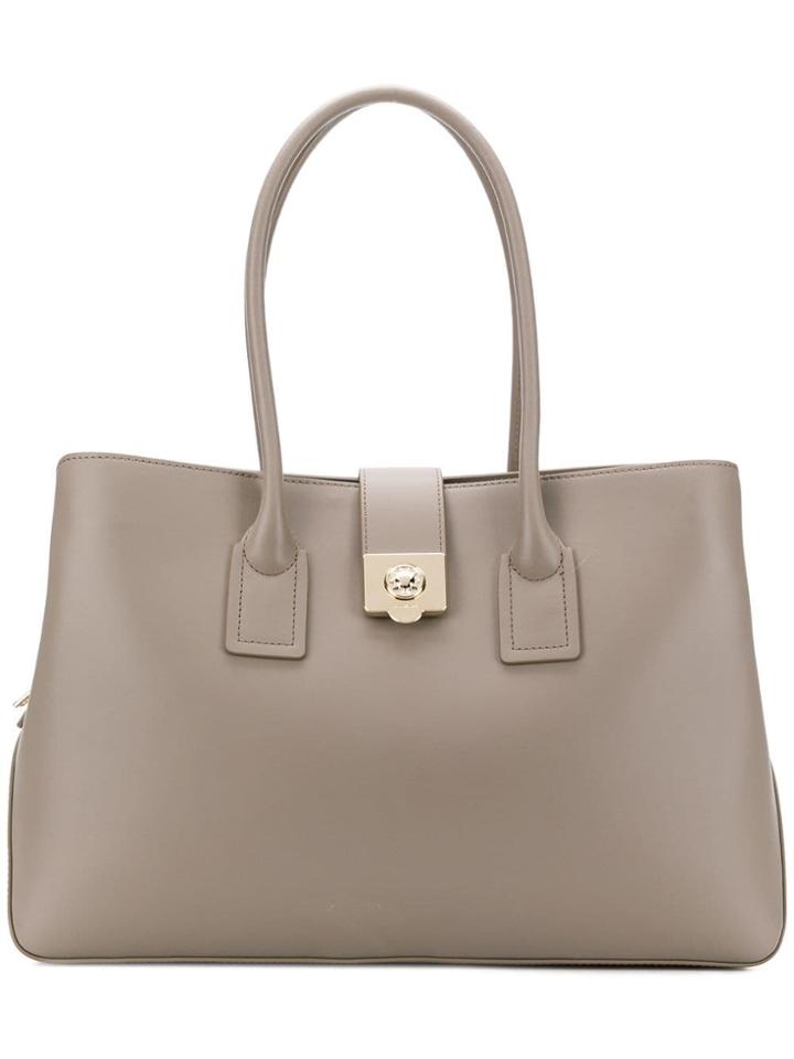 Furla Mira Tote Bag - Grey