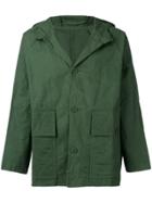 Casey Casey Hooded Military Jacket - Green