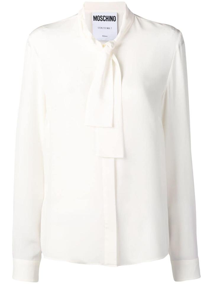 Moschino Bow Collar Shirt - White
