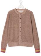 Stella Mccartney Kids Teen Long-sleeve Buttoned Cardigan - Pink