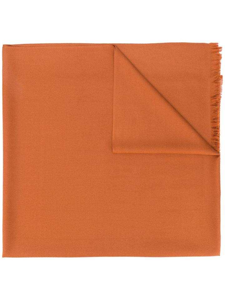 N.peal Large Pashmina Shawl - Brown
