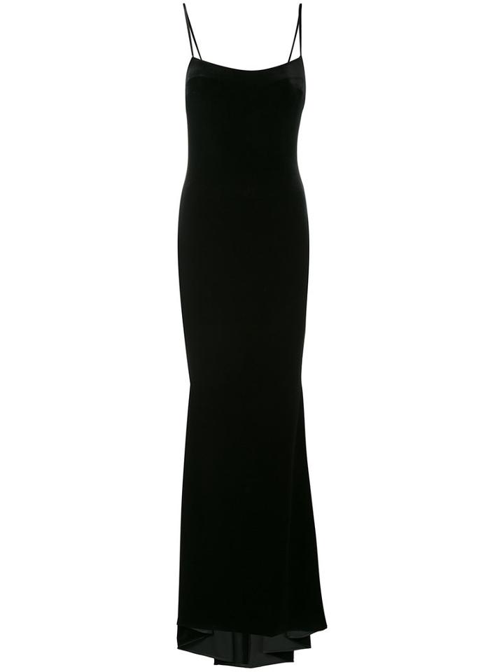 Talbot Runhof - Nojah Gown - Women - Polyester/spandex/elastane/viscose - 38, Black, Polyester/spandex/elastane/viscose