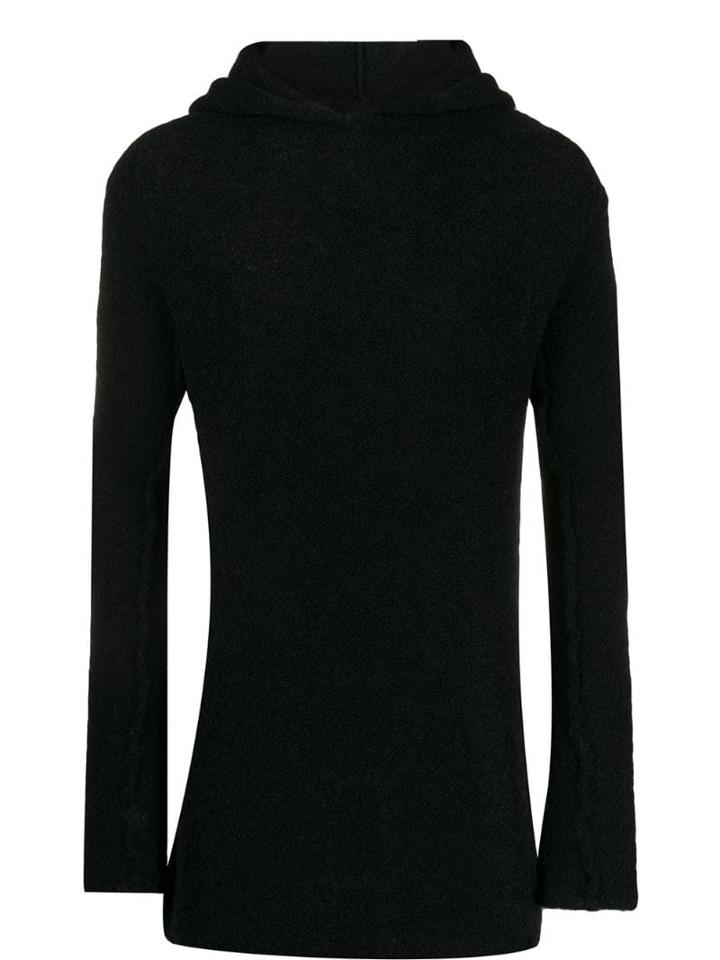 Thom Krom Textured Hoodie - Black