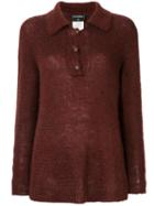 Chanel Pre-owned Longsleeve Knit Top - Red