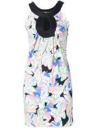 Roberto Cavalli Leaf Print Sleeveless Dress