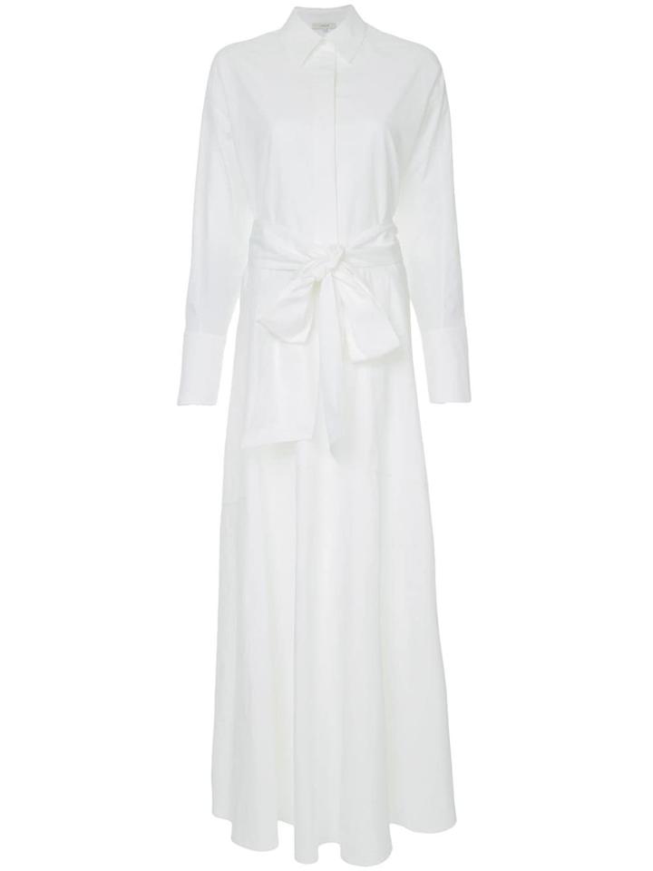 Layeur Jean Maxi Dress - White