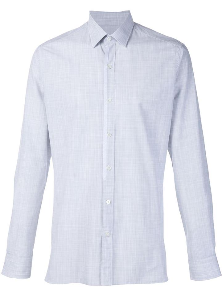 Lanvin Striped Placket Trim Shirt