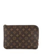 Louis Vuitton Pre-owned Etui Voyage Pm Clutch - Brown