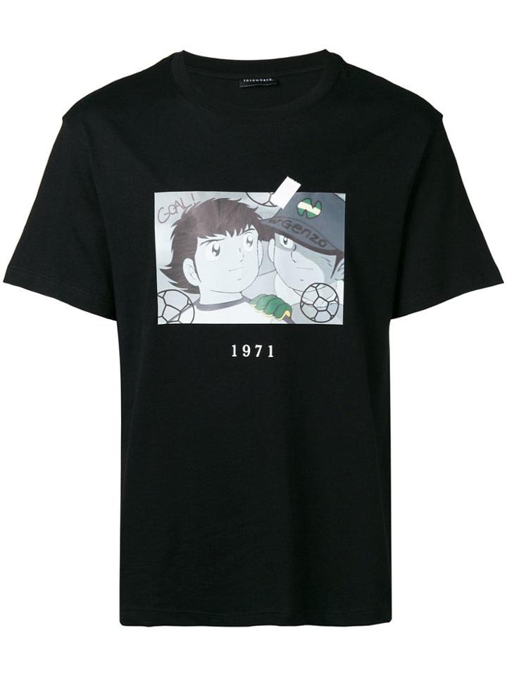 Throwback. Holly & Benji Printed T-shirt - Black