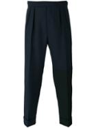 Lardini - Pleated Trousers - Men - Cotton/wool - 44, Blue, Cotton/wool