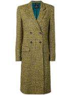 Ps By Paul Smith Double-breasted Fitted Coat - Yellow & Orange