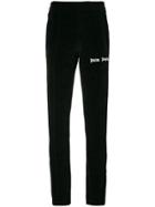 Palm Angels Velvet Joggers - Black