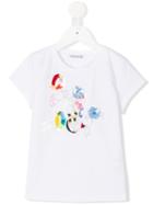Simonetta - Embellished T-shirt - Kids - Cotton/acrylic/spandex/elastane/sequin - 6 Yrs, White