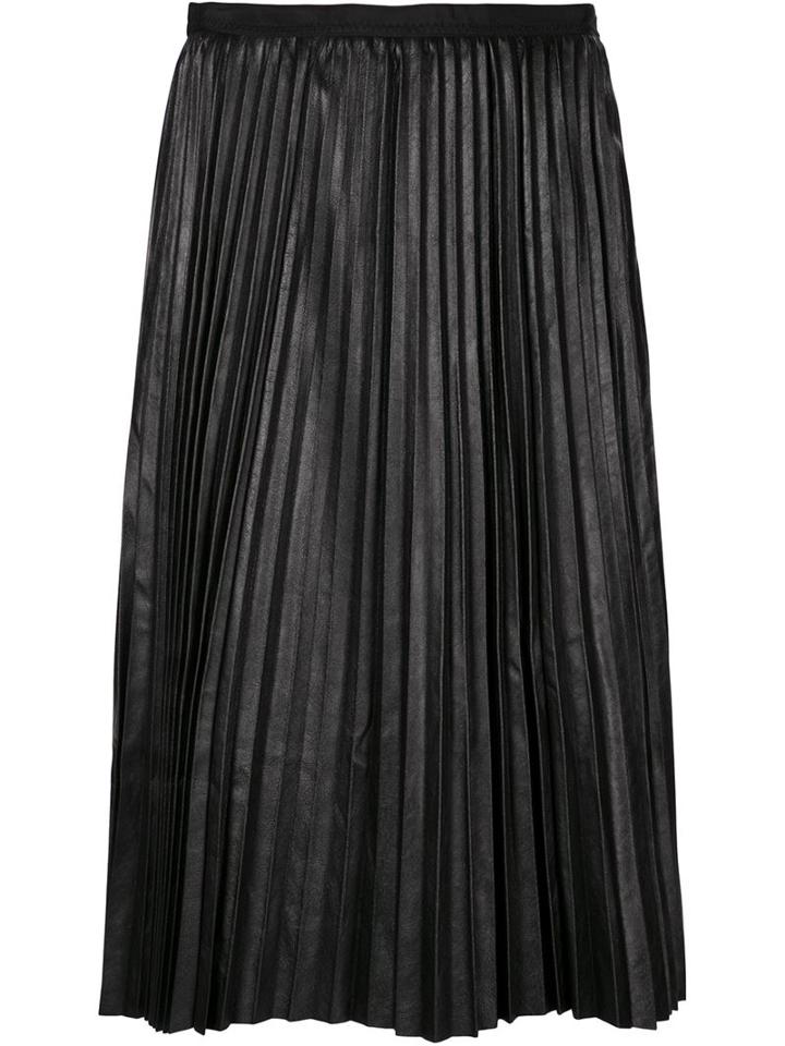 Rag & Bone 'maxine' Skirt, Women's, Size: 0, Black, Lamb Skin/cupro