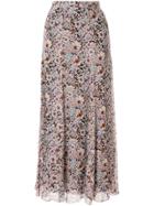 Giambattista Valli Floral Print Skirt - Pink