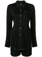 Karl Lagerfeld Short Jumpsuit - Black