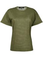 Junya Watanabe Textured T-shirt - Green
