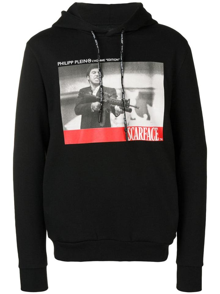 Philipp Plein Scarface Hoodie - Black