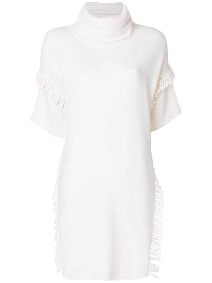 Blugirl Short-sleeved Knitted Sweater - White