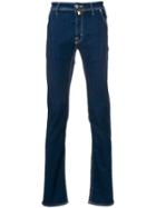Jacob Cohen Contrast Stitch Jeans - Blue