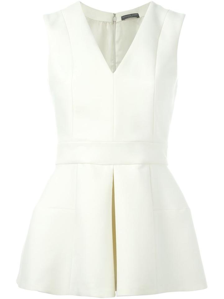 Alexander Mcqueen Peplum Tank Top
