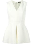 Alexander Mcqueen Peplum Tank Top
