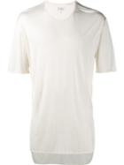 Maison Margiela Long Length T-shirt, Men's, Size: 50, Nude/neutrals, Silk