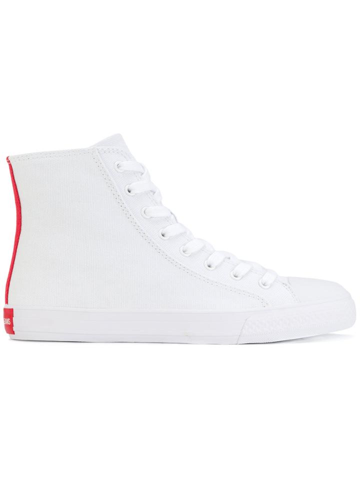 Calvin Klein 205w39nyc Hi Top Sneakers - White