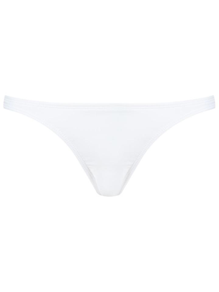 Blue Man Plain Bikini Bottom, Women's, Size: Medium, White, Polyamide/spandex/elastane