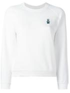 Peter Jensen Reversible Sleeve Sweatshirt, Women's, Size: Xs, White, Cotton