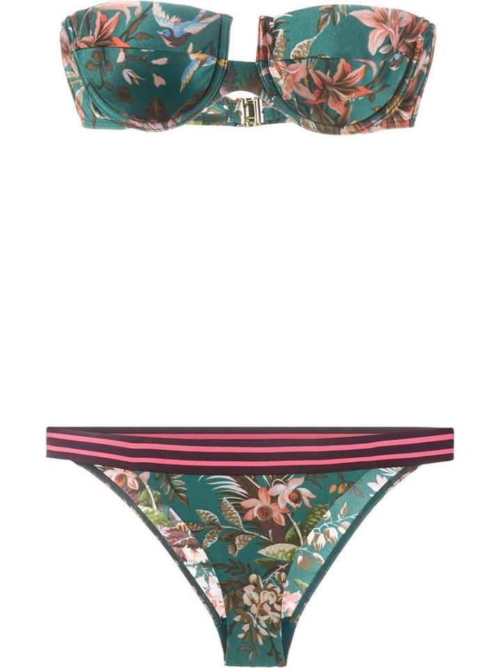 Zimmermann 'tropicale' Floral Print Bikini, Women's, Size: 2, Polyamide/spandex/elastane