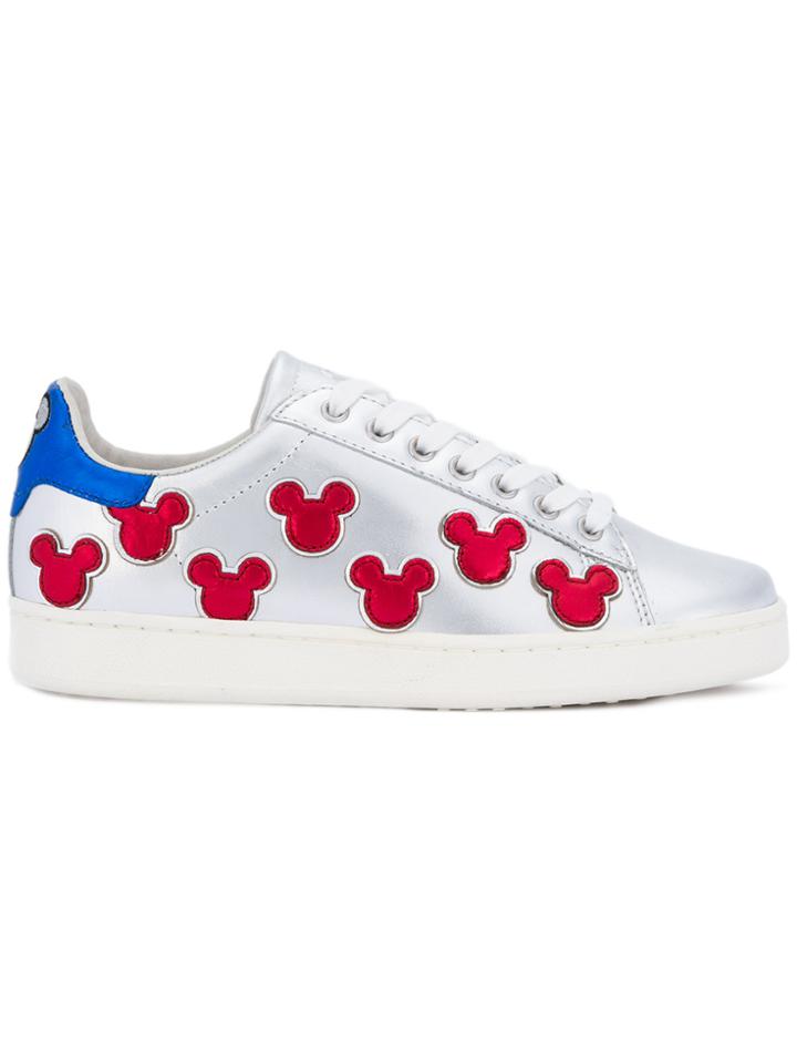 Moa Master Of Arts Mickey Mouse Embellished Sneakers - Grey