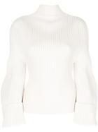 Jacquemus Knitted Fitted Top - Nude & Neutrals
