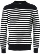 A.p.c. Striped Knit Sweater