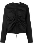 Jil Sander Drawstring-detail Blouse - Black