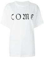 Mm6 Maison Margiela 'come' Print T-shirt