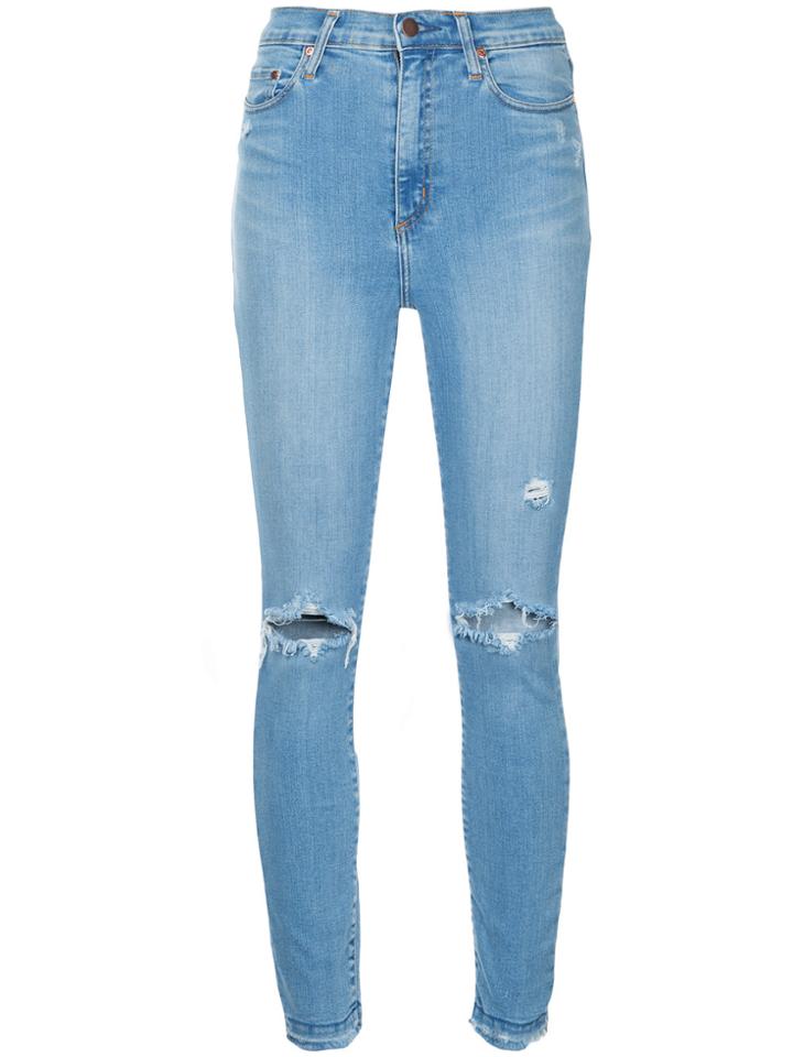 Nobody Denim Siren Skinny Ankle Fresh Air Jeans - Blue