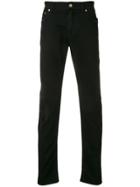 Dolce & Gabbana Slim Fit Distressed Jeans - Black