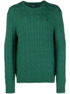 Polo Ralph Lauren Logo Long-sleeve Sweater - Green