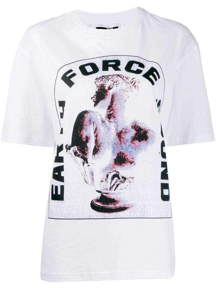 Mcq Alexander Mcqueen Earth Force Sound T-shirt - White