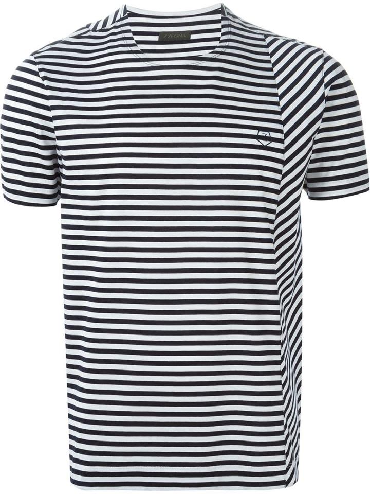 Z Zegna Striped T-shirt